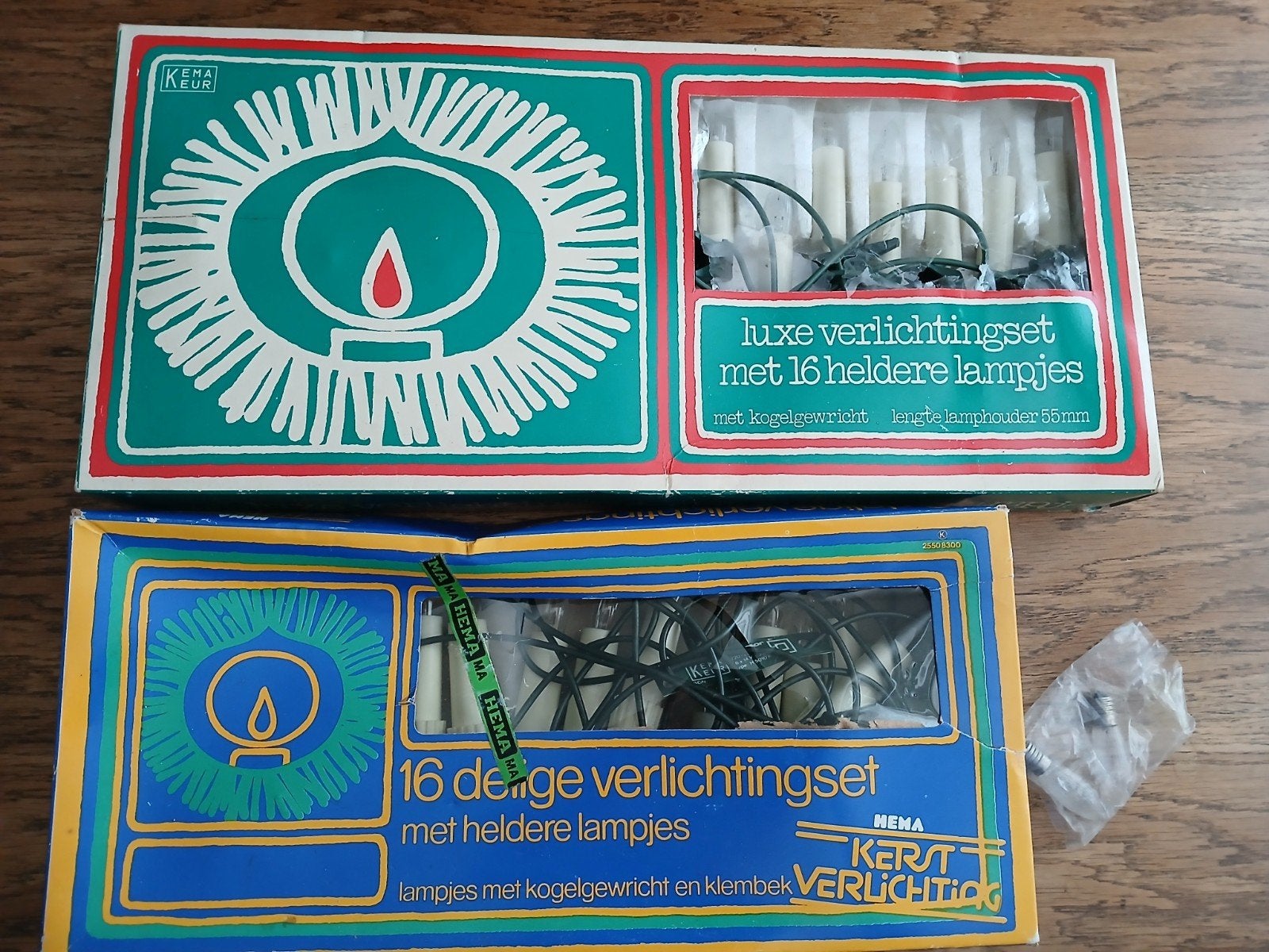 vintage kerstverlichting in 1 koop 20,-, Diversen, Kerst, Ophalen