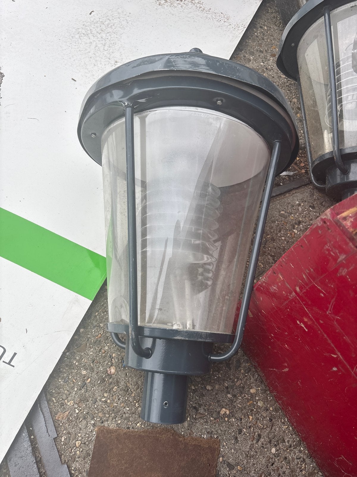 Buitenlamp / Straatlamp - Grijs, Metaal, Metaal, Overige merken, Gebruikt, Grijs