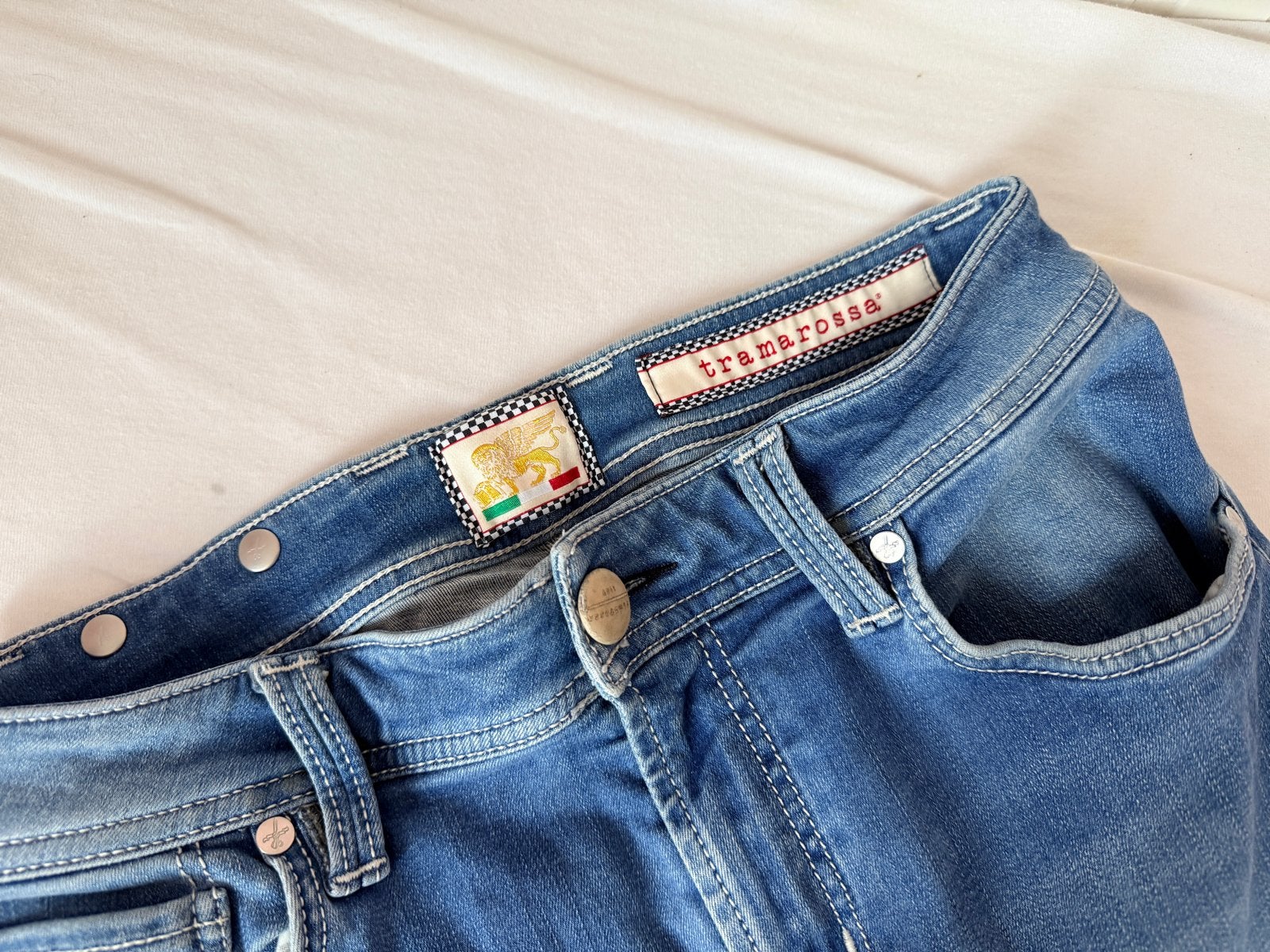 TRAMAROSSA Jeans - Maat W30, Ophalen of Verzenden, Zo goed als nieuw, Blauw, Overige jeansmaten