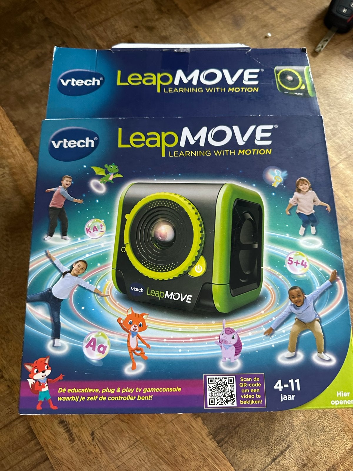 VTech LeapMOVE Educatieve Plug & Play TV Gameconsole, Ophalen of Verzenden, Nieuw, Elektronica, Met licht
