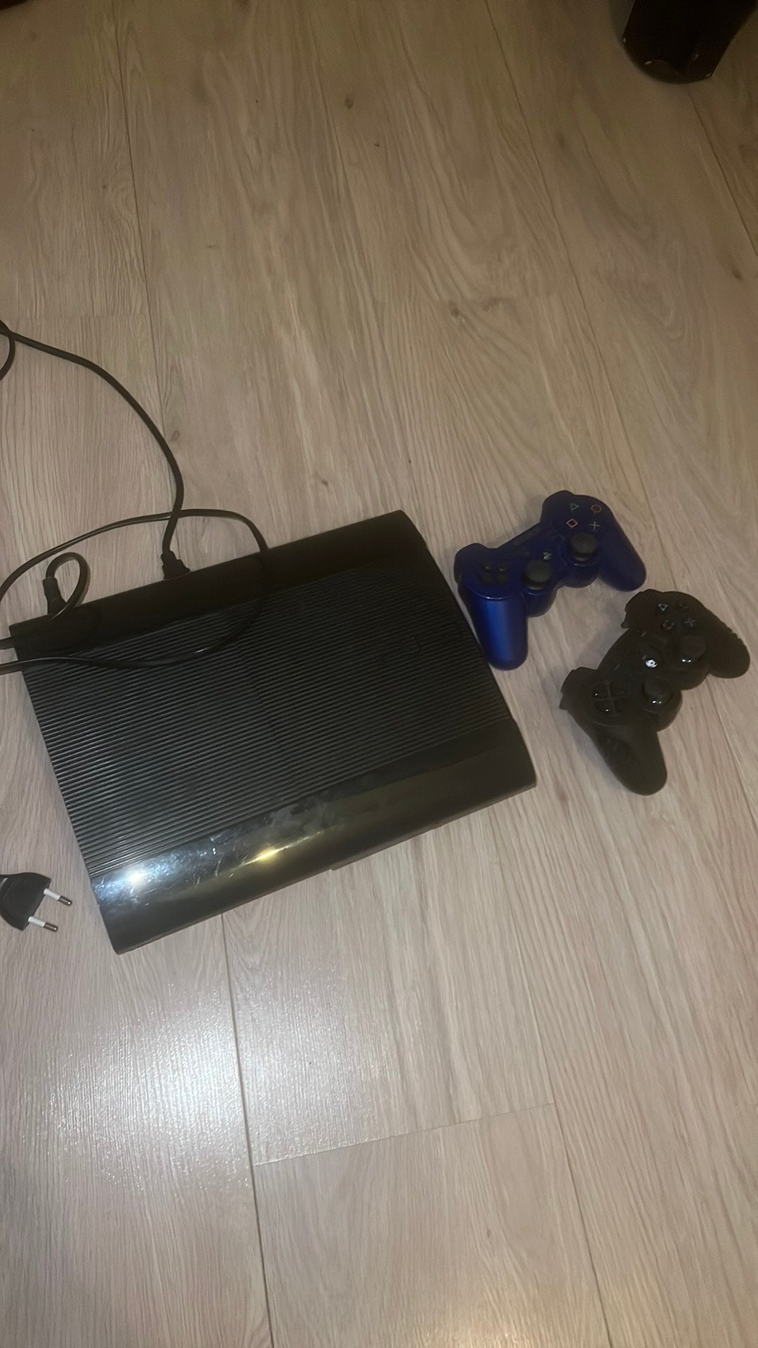 Playstation 3 (GTA 5 )(2 controllers), Ophalen, Zo goed als nieuw, Met 2 controllers, Slim
