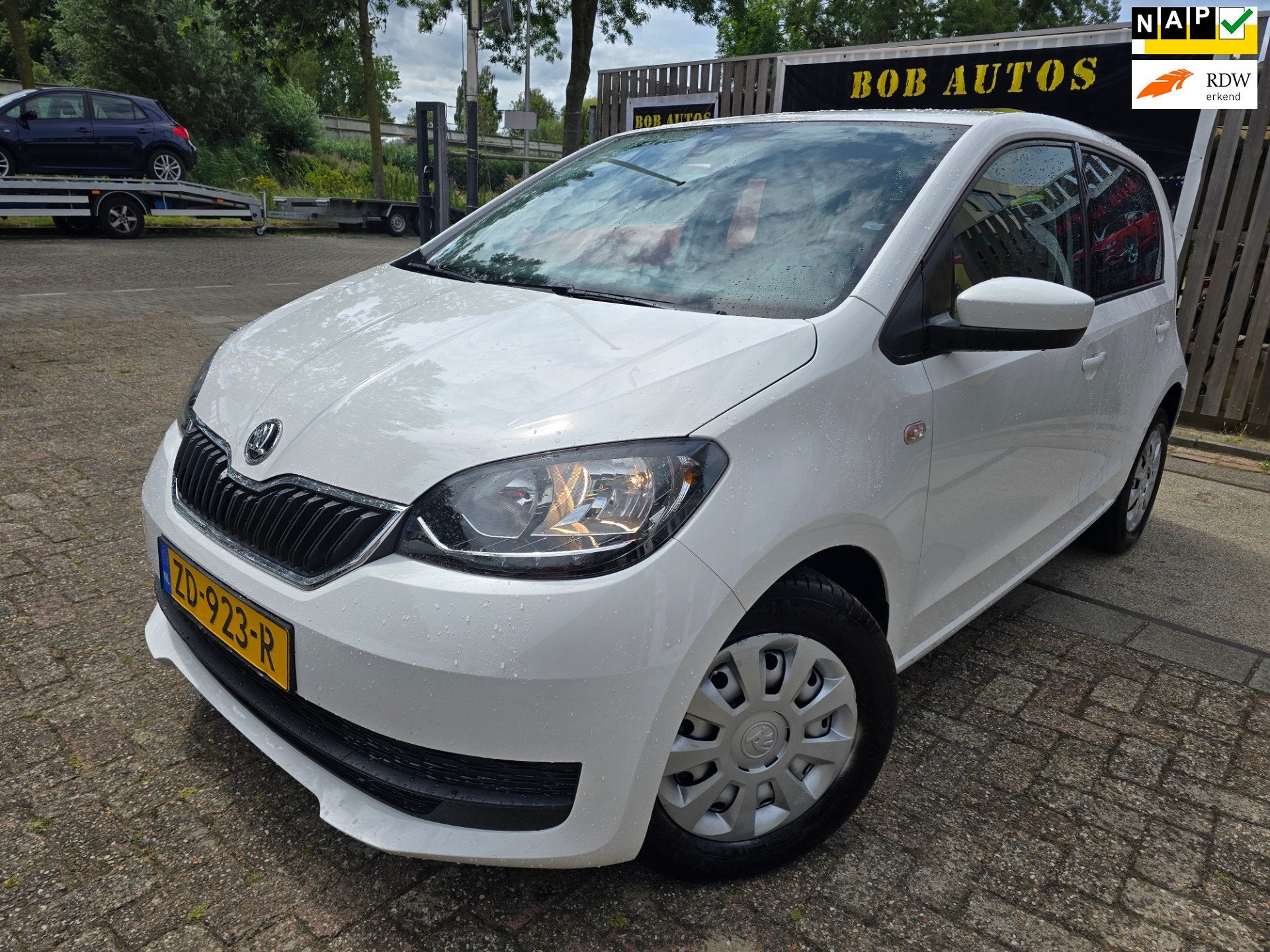 Skoda Citigo 1.0 Greentech Ambition/ 2e eigenaar/nap/airco/a, Voorwielaandrijving, Gebruikt, Euro 6, 60 pk