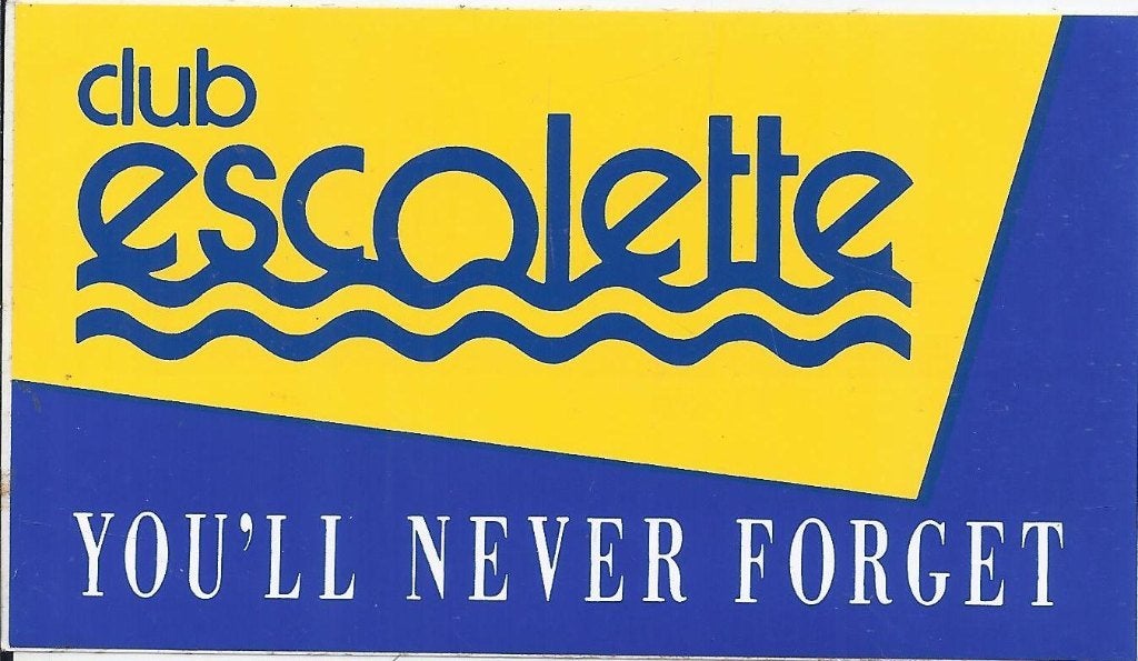 So122 sticker club escolette, Ophalen of Verzenden, Zo goed als nieuw
