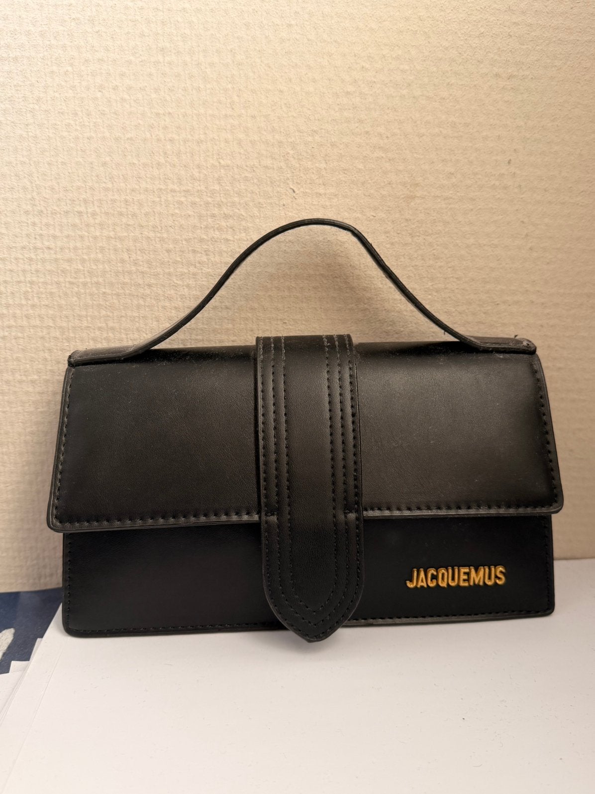 Jacquemus tas, Ophalen of Verzenden, Zo goed als nieuw, Zwart, Schoudertasje