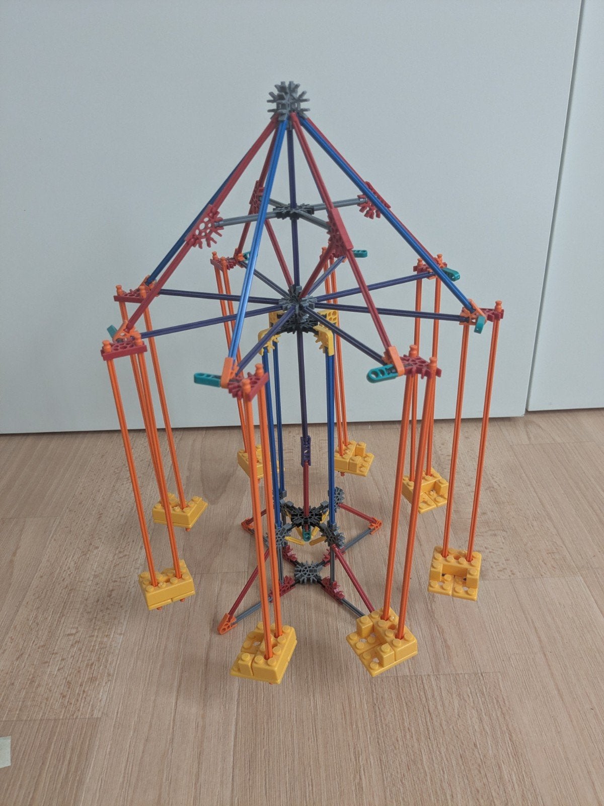 K'nex swing ride zweefmolen, Kinderen en Baby's, Ophalen of Verzenden, Gebruikt, K'nex