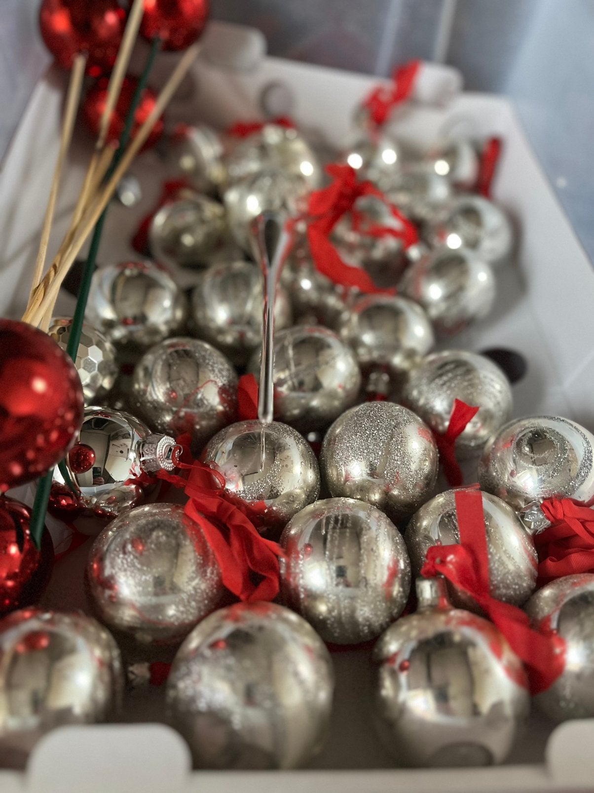 Kerstballen inclusief Opbergbox, Ophalen, Gebruikt