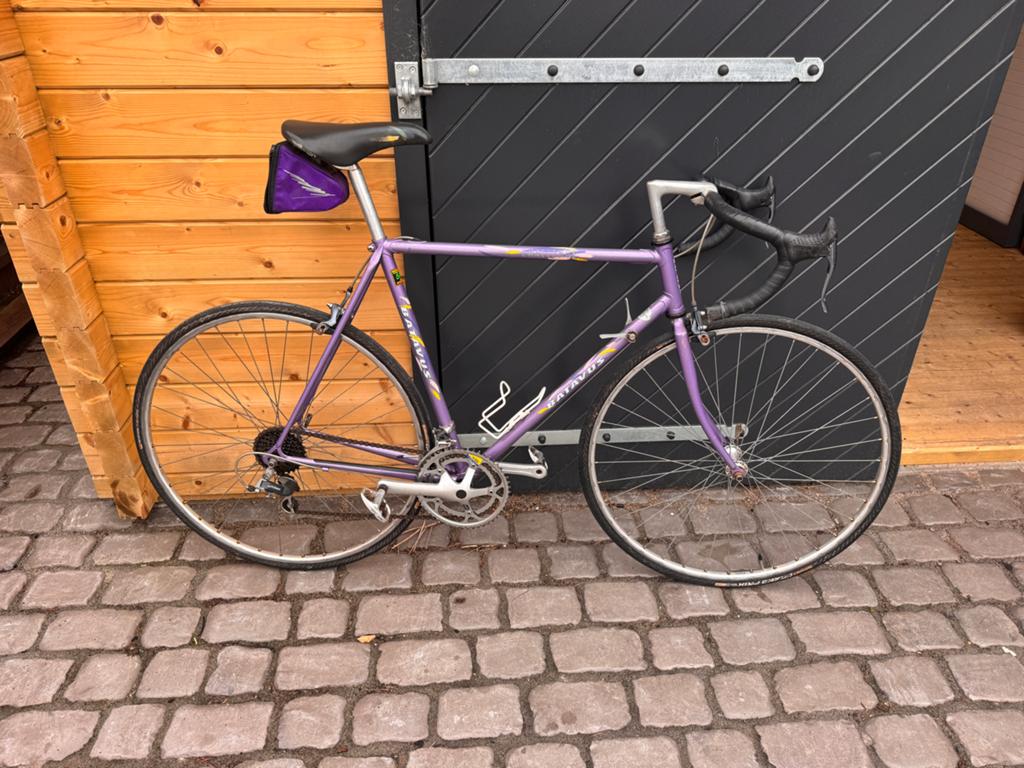 Batavus Racefiets (57 cm) – Paars/Metallic, Fietsen en Brommers, Ophalen, Gebruikt, Staal, Batavus