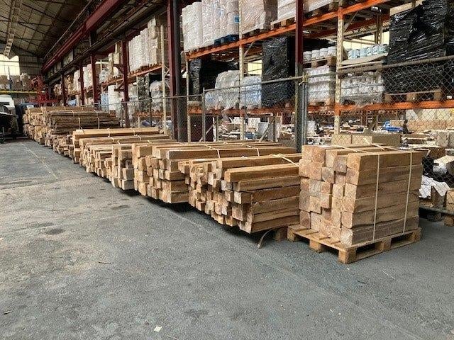 diverse teak houten balken voor stuntprijzen!!!!, Doe-het-zelf en Verbouw, Hout en Planken, Ophalen, Nieuw, 200 tot 250 cm, 50 mm of meer