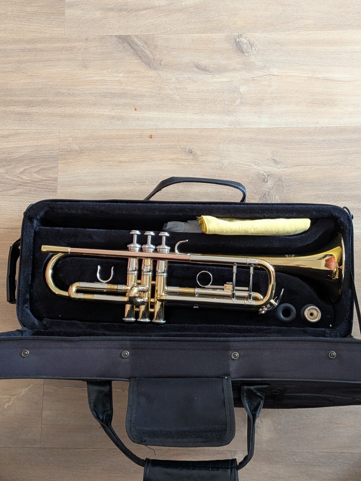 Thomann Trompet met koffer, Muziek en Instrumenten, Ophalen, Zo goed als nieuw, Bes-trompet, Met koffer