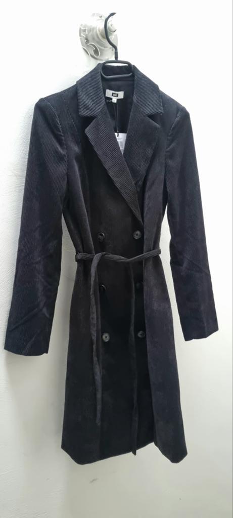 Corduroy jurk zwart NIEUW, WE, Zwart, Nieuw, Ophalen of Verzenden