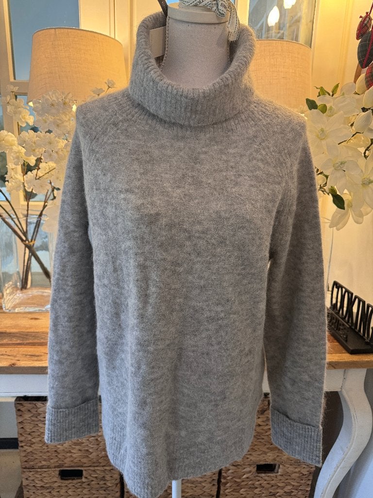 Nieuwe Grijze gemêleerde trui Opus 36-40, oversized,, Ophalen of Verzenden, Nieuw, Maat 36 (S), Grijs