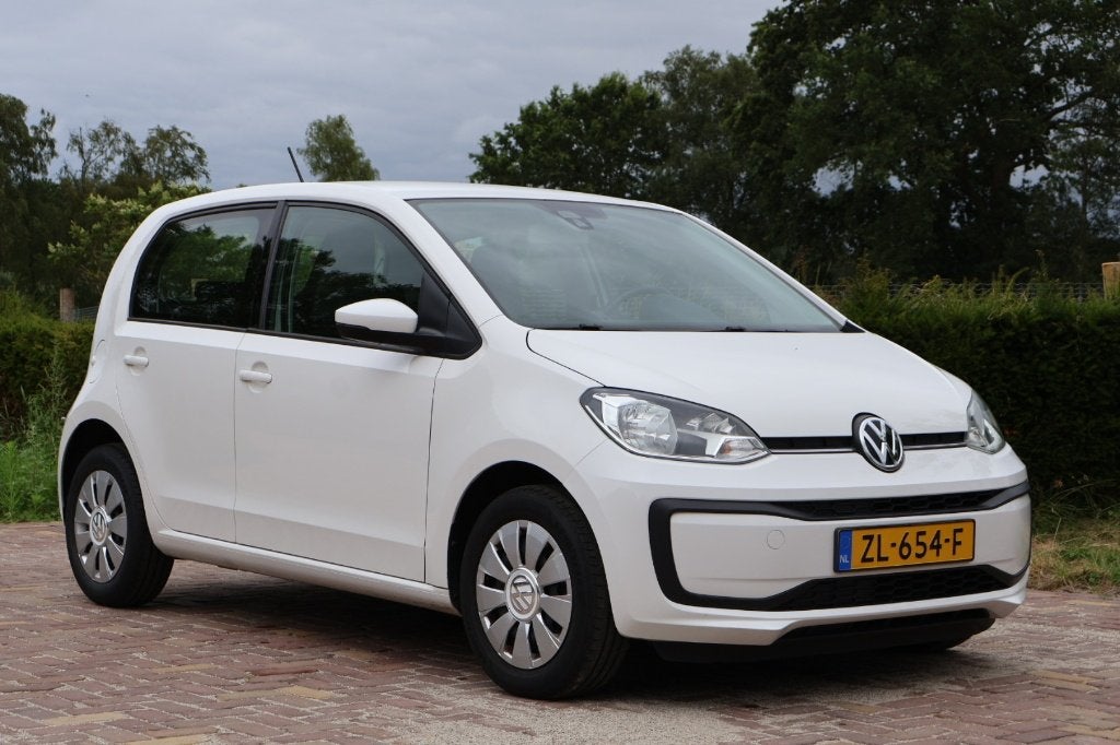 Volkswagen up! 1.0 60PK 5D BMT 2019 Wit, Auto's, Voorwielaandrijving, Stof, 4 stoelen, Wit