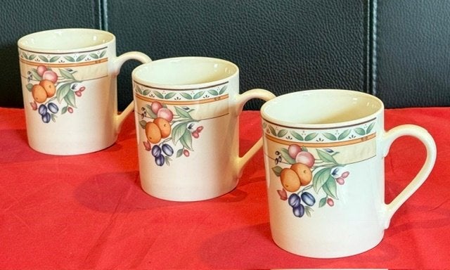 3x mok/beker Heinrich Winterling - Cottage Garden, Ophalen, Gebruikt, Mok, Overige stijlen