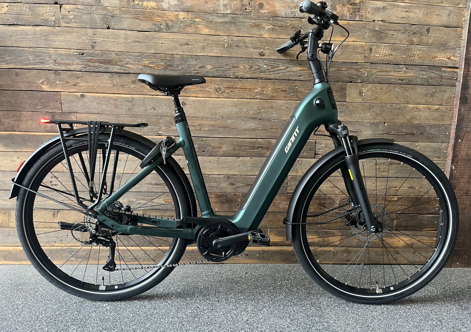 Giant New Tour E + 625 Wh Kelp forest L  Frame, Ophalen, Schijfrem, Nieuw, Versnellingen