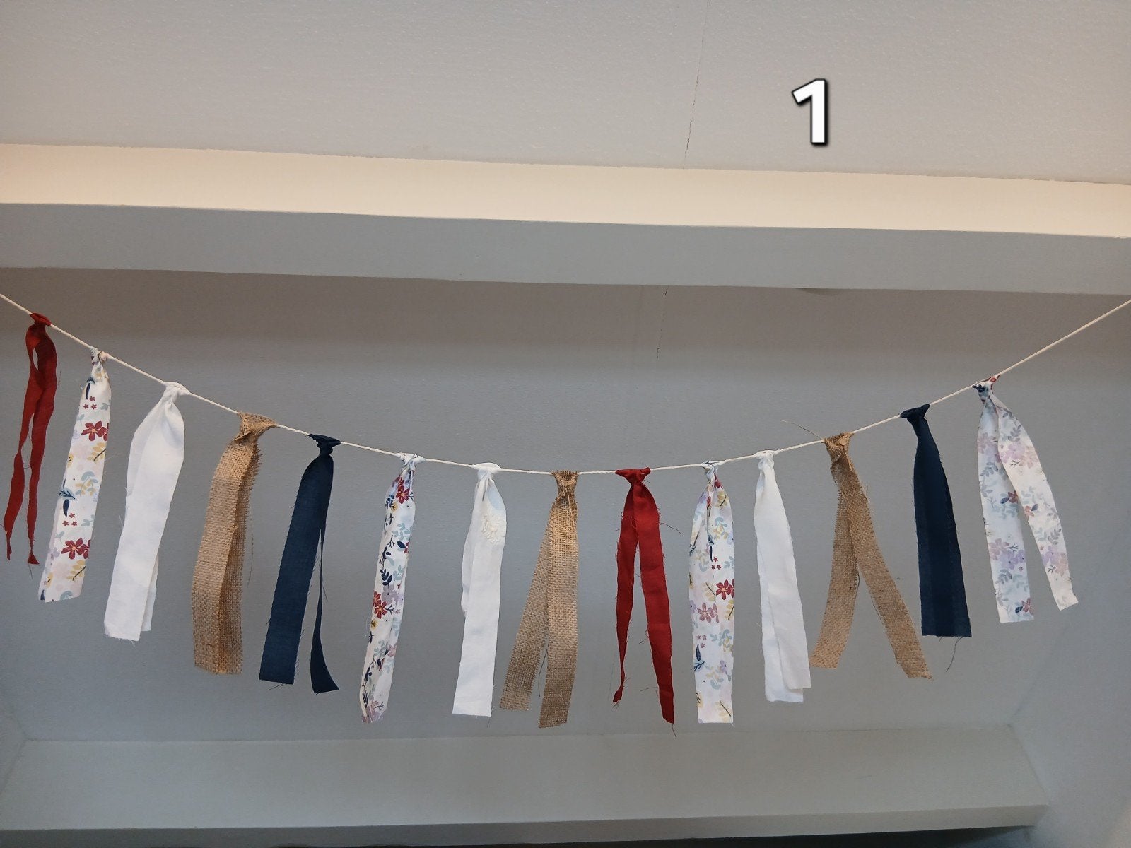 Lintenslinger met jute, diverse varianten, Ophalen of Verzenden, Nieuw, Versiering, Geboorte of Huwelijk