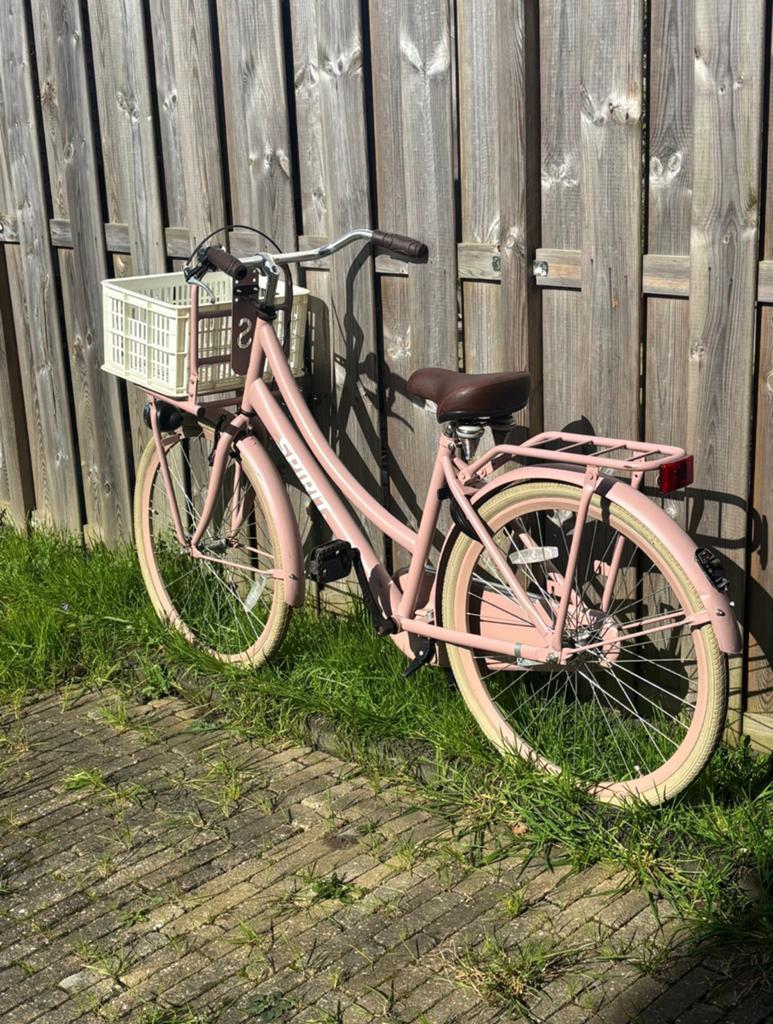 Meisjes fiets 26inch, Ophalen of Verzenden, Gebruikt, Terugtraprem, 26 inch of meer