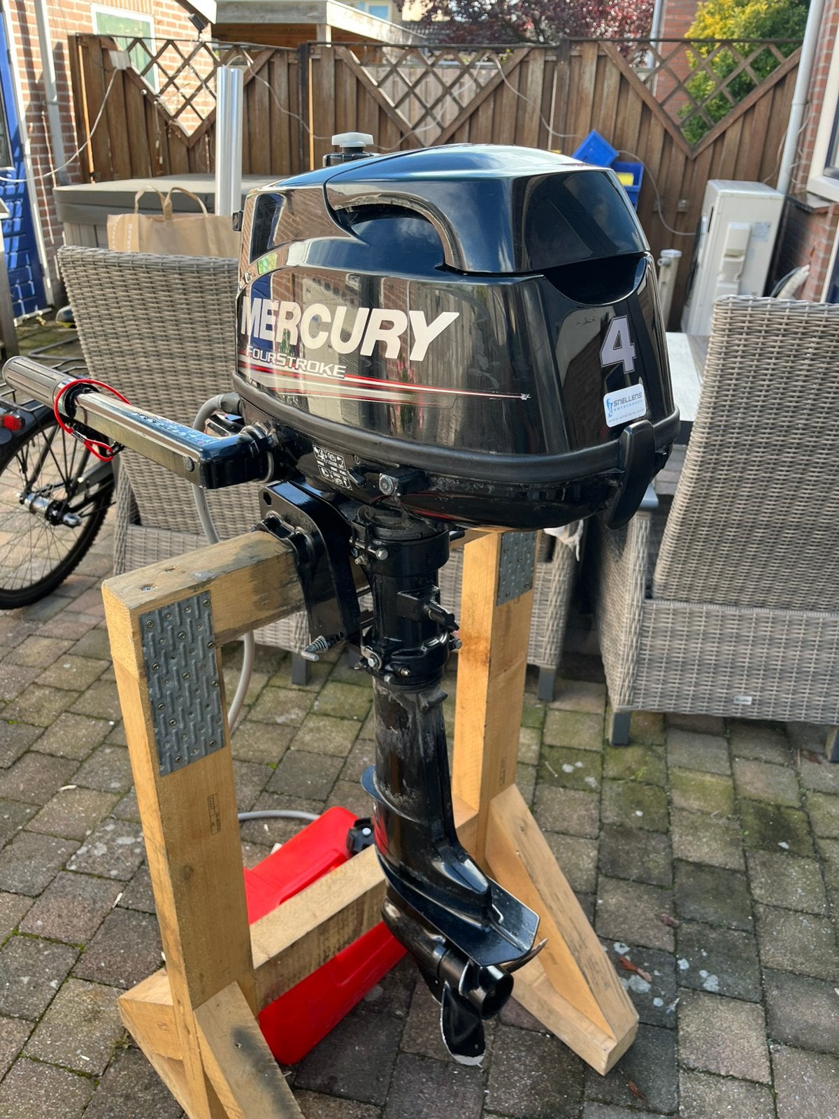 Mercury 6 pk 4 takt kortstaart, Ophalen, Zo goed als nieuw, Benzine, 5 tot 10 pk