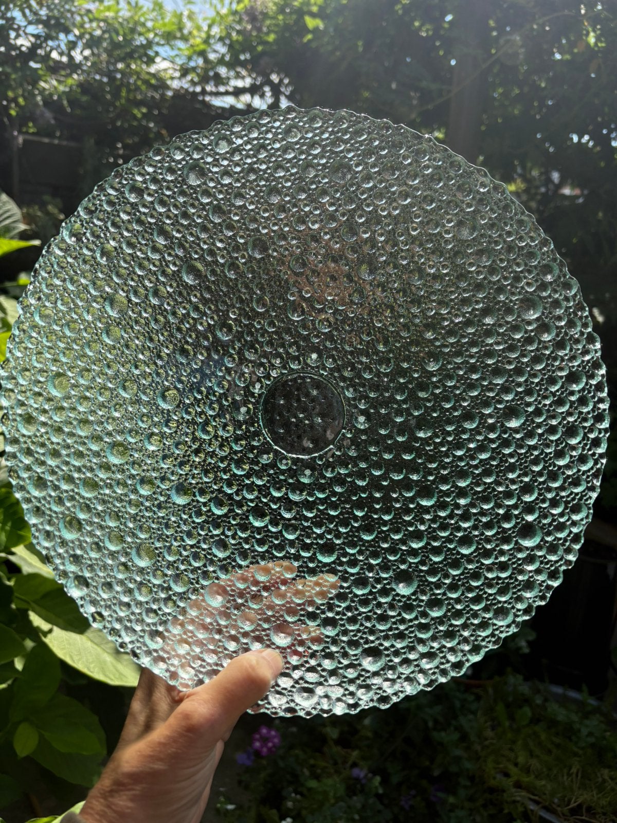 Vintage Glas Schaal "Drops" - Pavel Pánek (Sklo Union, 1973), Tuin en Terras, Ophalen of Verzenden, Gebruikt