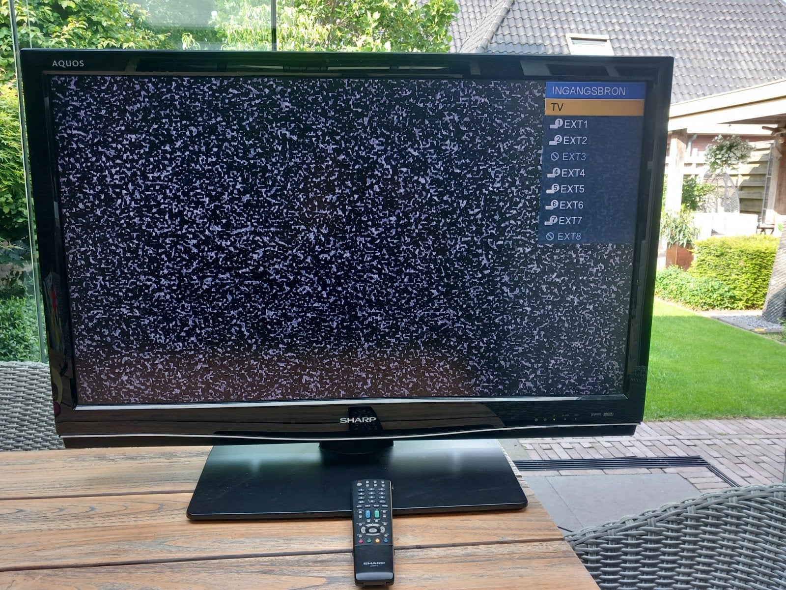 Sharp lcd tv 37 inch, Ophalen, Gebruikt, 50 Hz, LCD