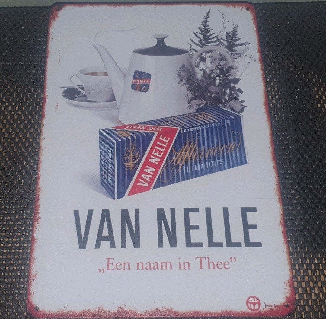 Metalen wandbord van nelle, Verzamelen, Ophalen of Verzenden, Nieuw