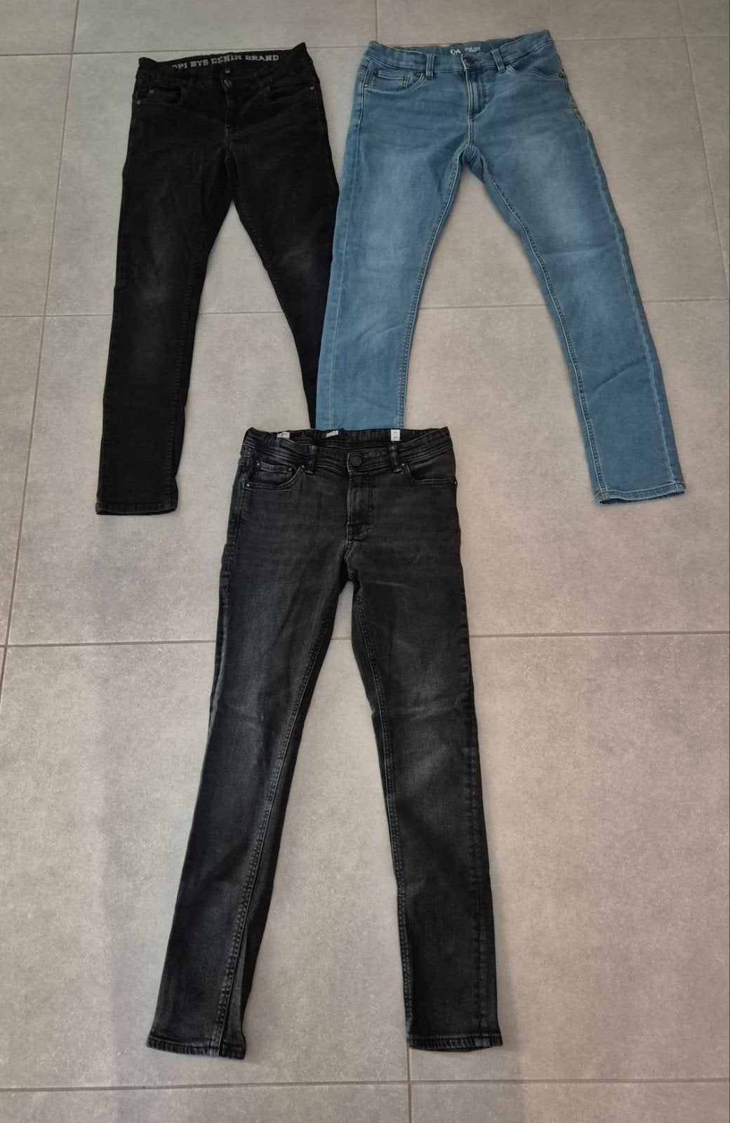 3 jongensbroeken maat 164: Jack & Jones, Quapi, C&A, Broek, Ophalen of Verzenden, Zo goed als nieuw, Jack & Jones, Quapi, C&A