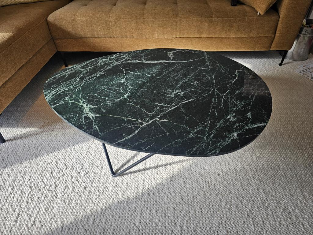 Salontafel marmer, Ophalen, 50 tot 100 cm, Zo goed als nieuw, Minder dan 50 cm