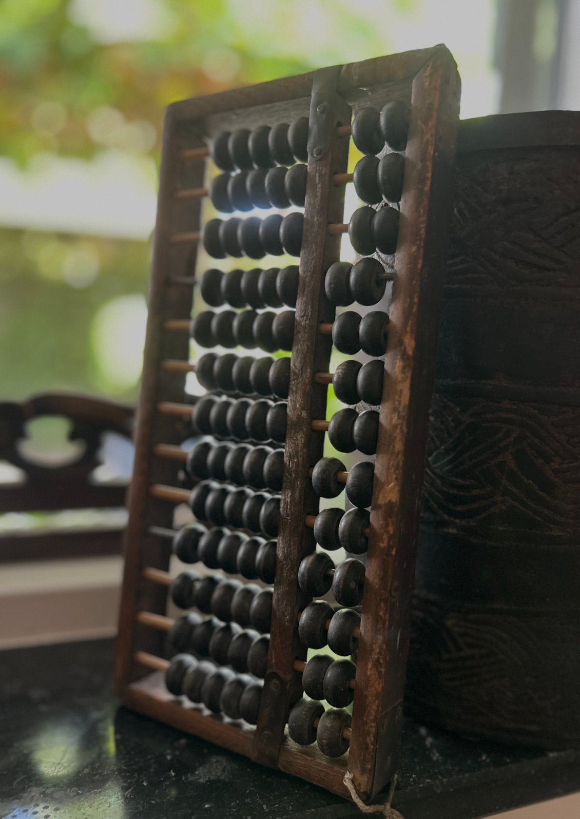 Oude Chinese abacus telraam oosters sober sleets, Ophalen of Verzenden