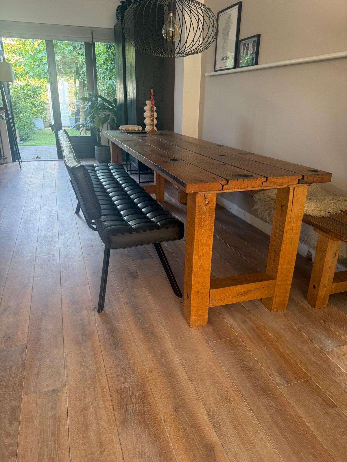 Eetkamerbank, Ophalen, 150 tot 200 cm, Zo goed als nieuw, 150 tot 200 cm