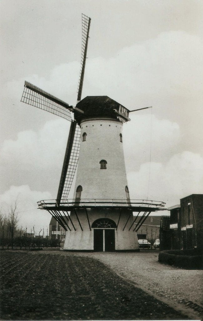 ST. ANNALAND molen De Vier Winden 1975, Ophalen of Verzenden, 1960 tot 1980, Ongelopen, Zeeland