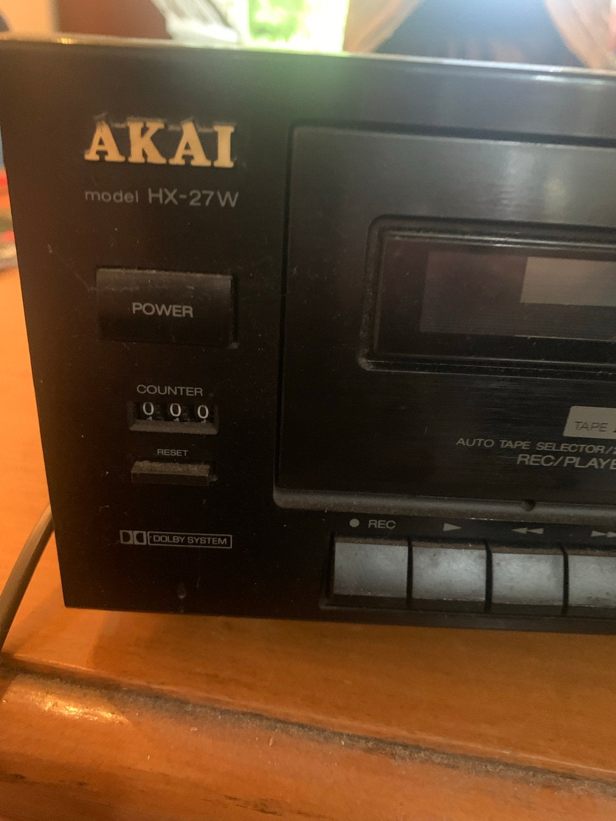 Akai HX-27W Stereo Dubbel Cassettedeck, Audio, Tv en Foto, Cassettedecks, Ophalen of Verzenden, Dubbel, Akai, High speed dubbing