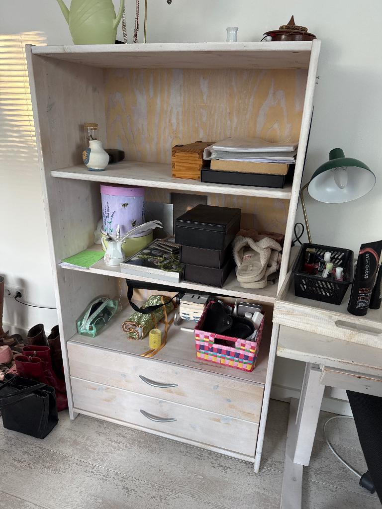 Boekenkast van Lifetime (whitewash), Kinderen en Baby's, Kinderkamer | Commodes en Kasten, Gebruikt, Kast, 105 cm of meer, 75 tot 100 cm