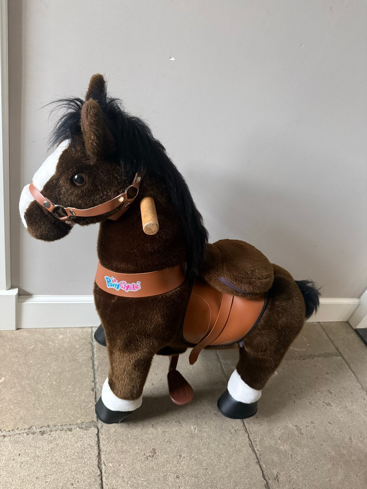PonyCycle bruin paard loopfiets, Kinderen en Baby's, Ophalen of Verzenden, Gebruikt