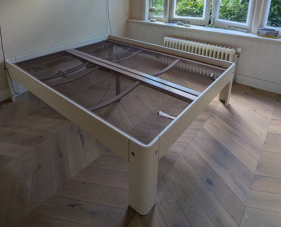 ✅ AUPING AURONDE, 160 X 210 X 48CM, ZR NETTE STAAT, WIT ✅, Ophalen, DESIGN KLASSIEKER, WIT, HOOG MODEL., Tweepersoons, 160 cm