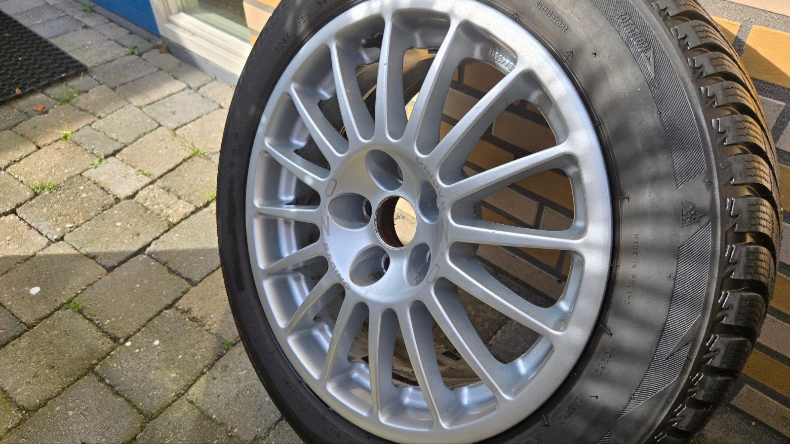 Originele OZ velgen met Bridgestone banden!, Ophalen, Gebruikt