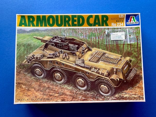 Italeri	234	Sd.Kfz. 234/3 Armoured Car	1/35 incl Alu loop, Tank, Italeri, Verzenden, 1:32 tot 1:50
