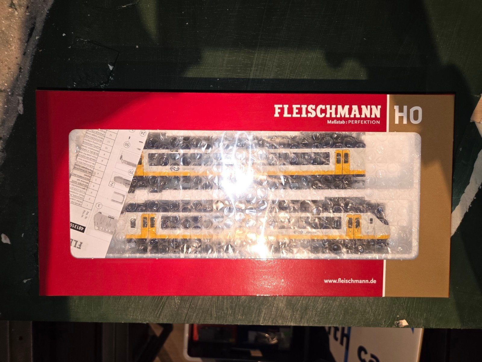 Fleischmann 481310 Sprinter SGMm in vlaflip kleurstelling, Hobby en Vrije tijd, Modeltreinen | H0, Treinset, Gelijkstroom, Fleischmann