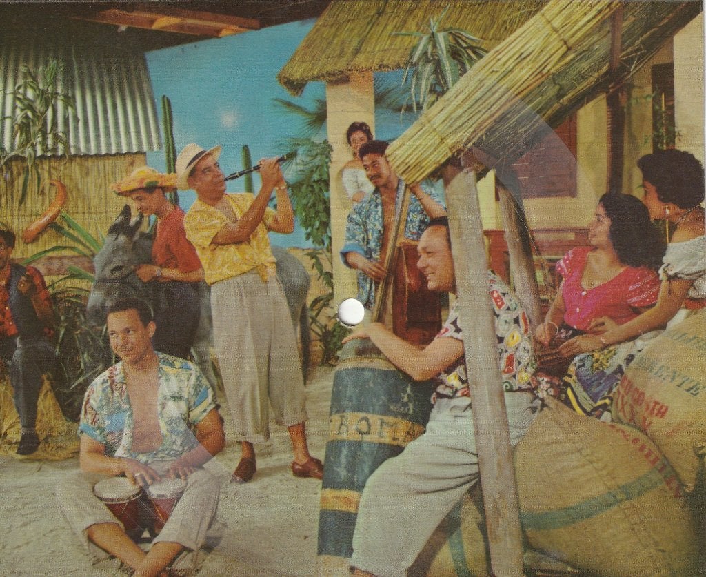 Max Woiski Sr./Nescafé Coffeeboatson - PictureVinylcard 1958, Ophalen, Gebruikt, Wereldmuziek