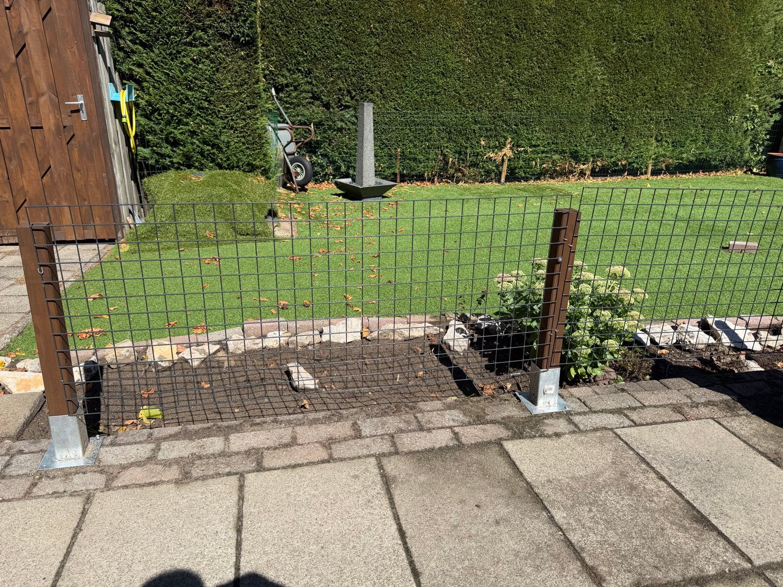 Gaashekwerk voor tuin of erf, Ophalen, Gebruikt, IJzer, Gaashekwerk