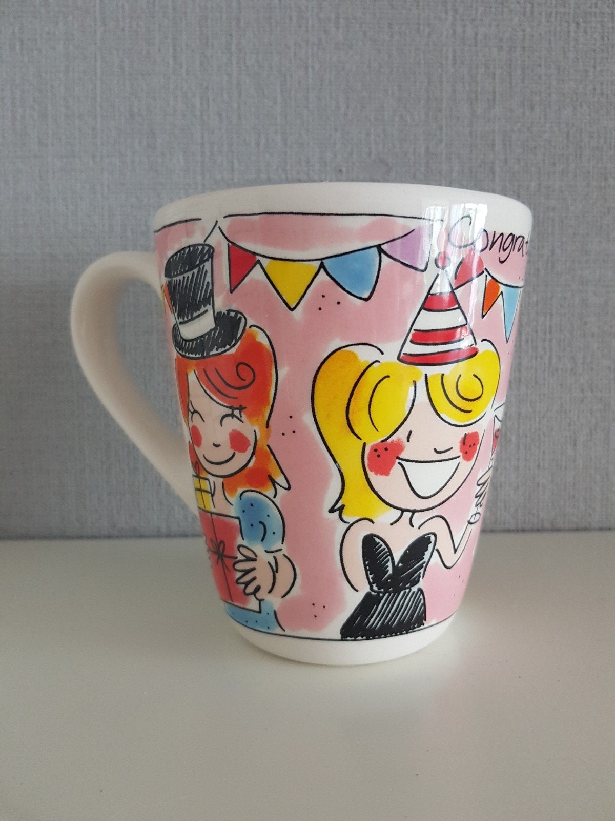 Nieuw: Blond Amsterdam Mok Congratulations | Gefeliciteerd, Ophalen of Verzenden, Nieuw, Aardewerk, Blond Amsterdam