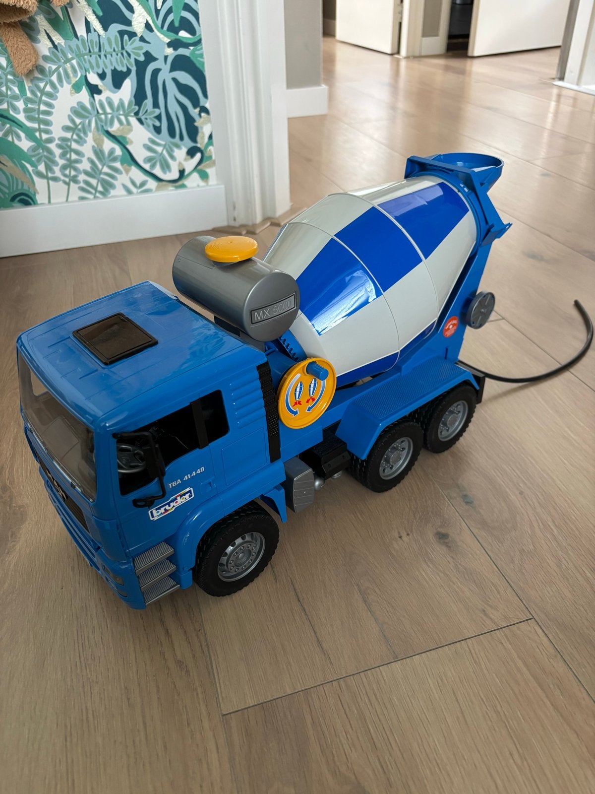 Bruder MAN Cementmixer - Blauw Speelgoedvoertuig, Ophalen of Verzenden, Zo goed als nieuw