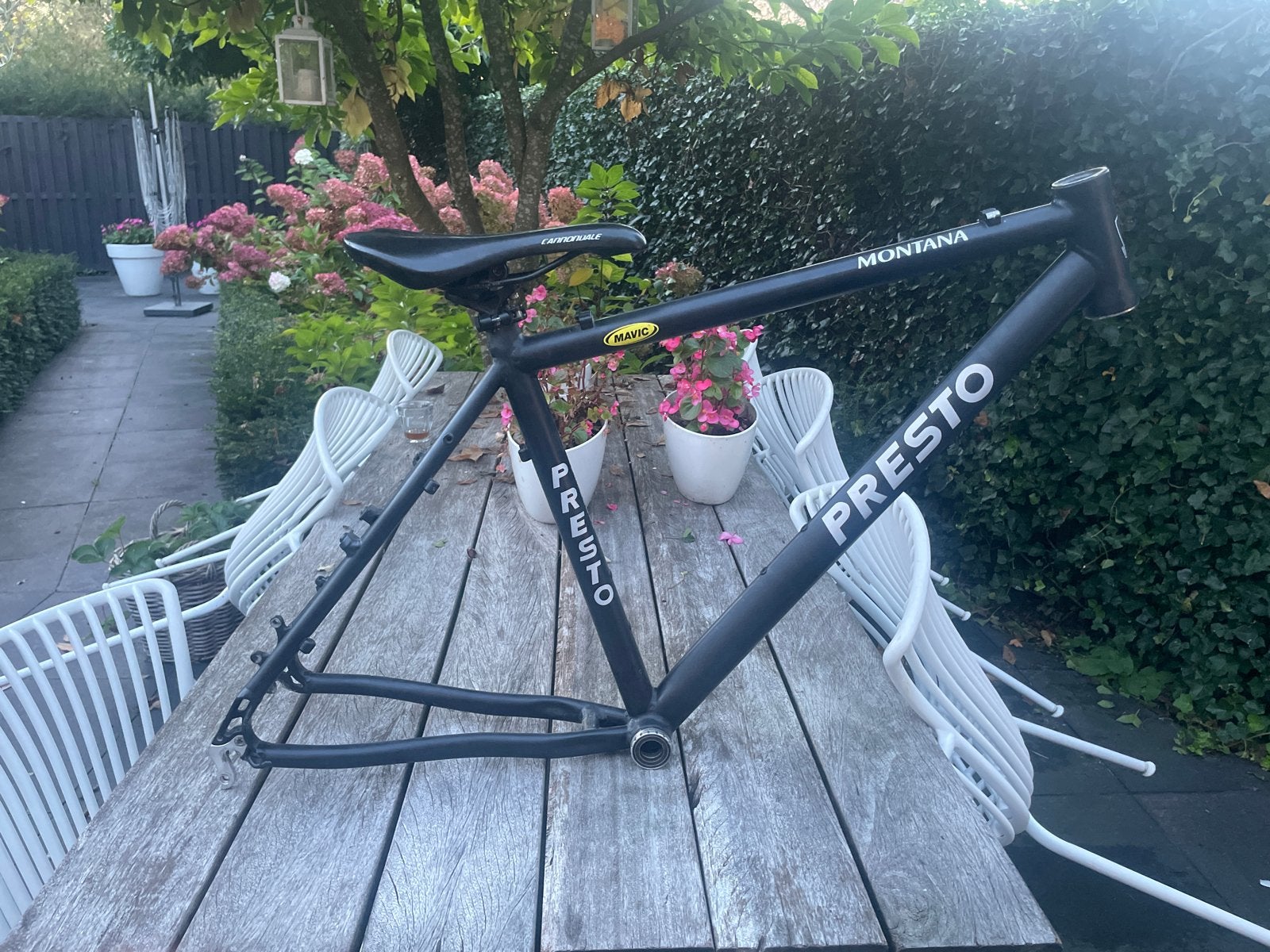 MTB frame Presto Montana met zadel en lagers, Ophalen, Gebruikt, Mountainbike, Frame