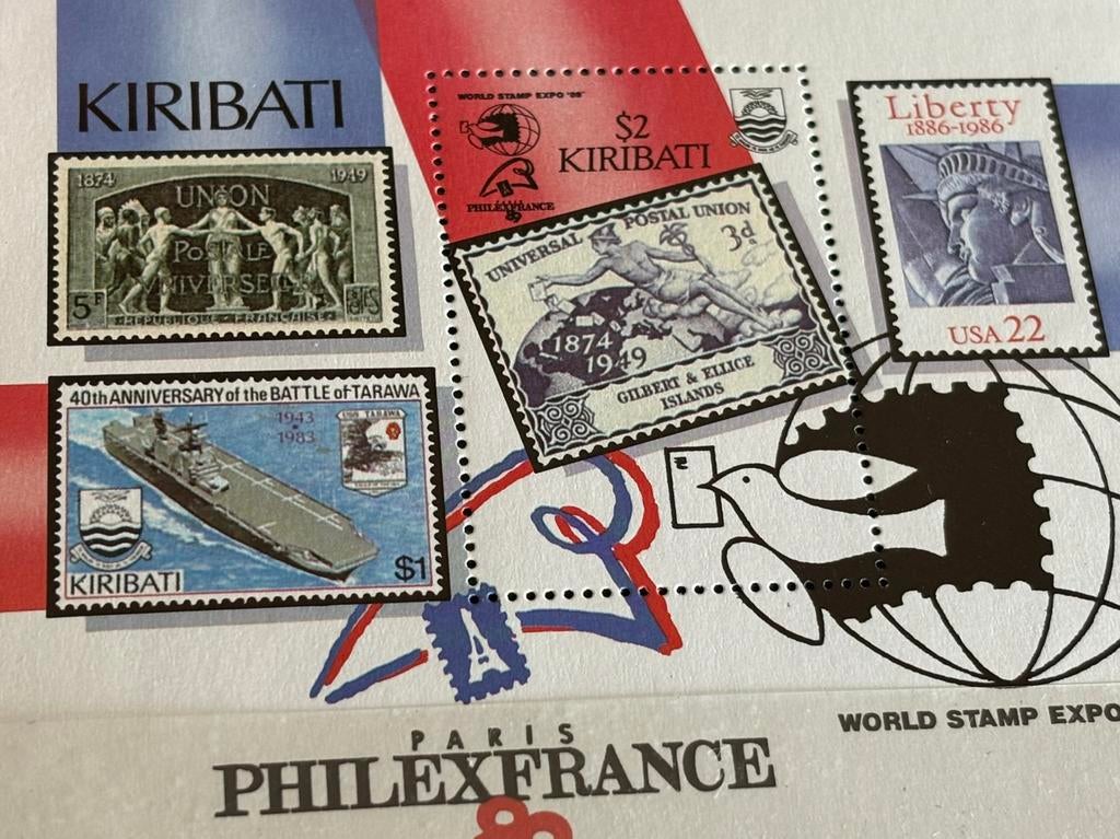 Schepen, Kiribati 1989, Ophalen of Verzenden, Postfris, Overige thema's