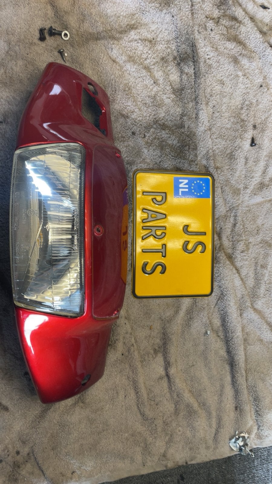Piaggio skipper 125/180cc koplamp en stuurkap, Ophalen of Verzenden, Zo goed als nieuw, Koplamp, Piaggio