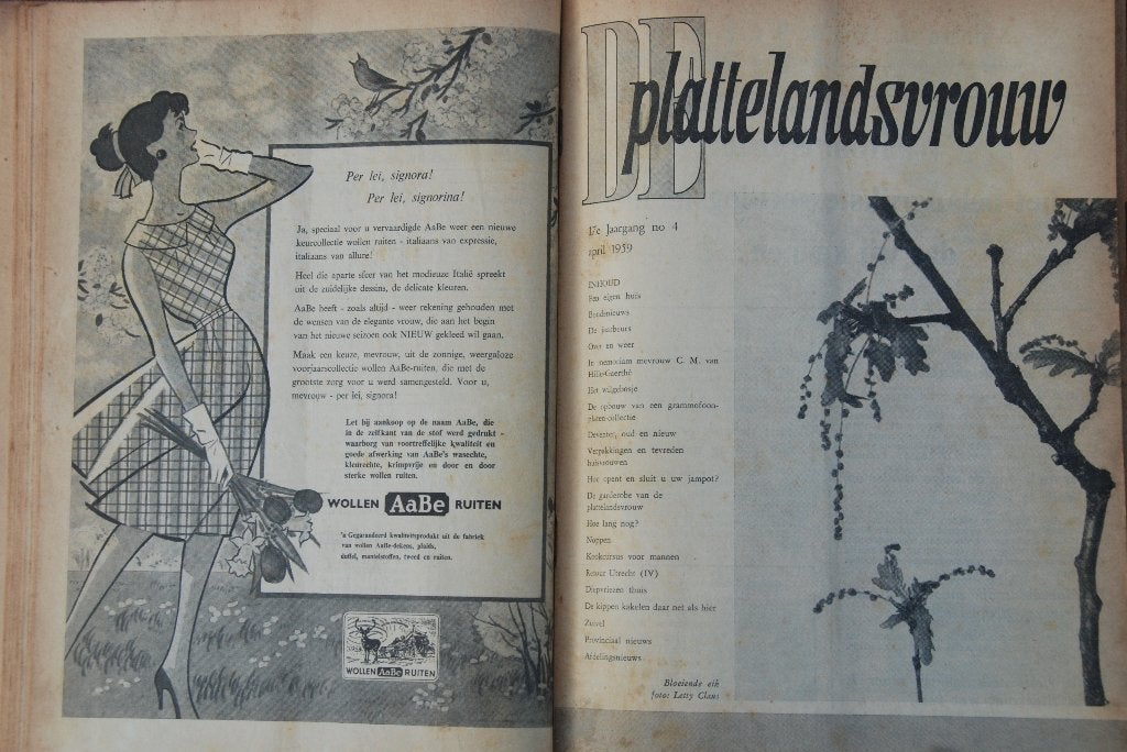 De Plattelandsvrouw 22 stuks tijdschriften 1959 1961, Verzenden, 1940 tot 1960, Nederland, Tijdschrift