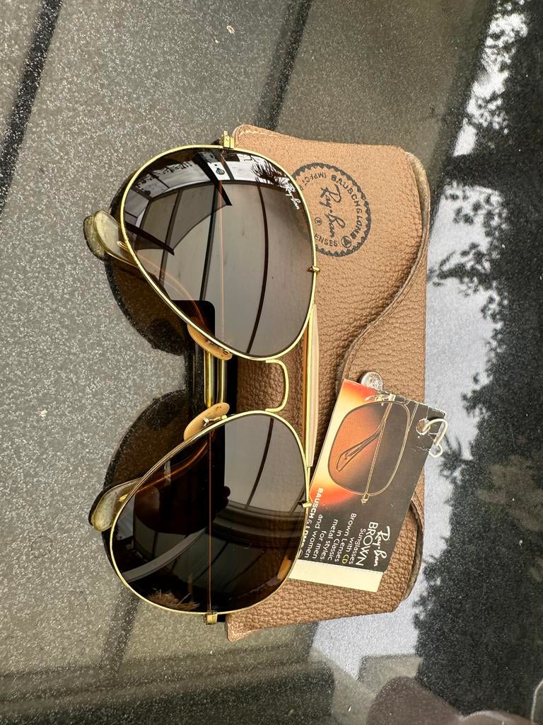 Ray-Ban vintage B&l B15 Brown Oursoorsman i.z.g.s, Sieraden, Tassen en Uiterlijk, Zonnebrillen en Brillen | Heren, Zonnebril, Bruin