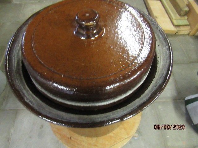 Inmaakpot, Gistingspot, Fermentatiepot, 10 liter, Huis en Inrichting, Ophalen, Gebruikt, Overige typen, Steen/keramiek