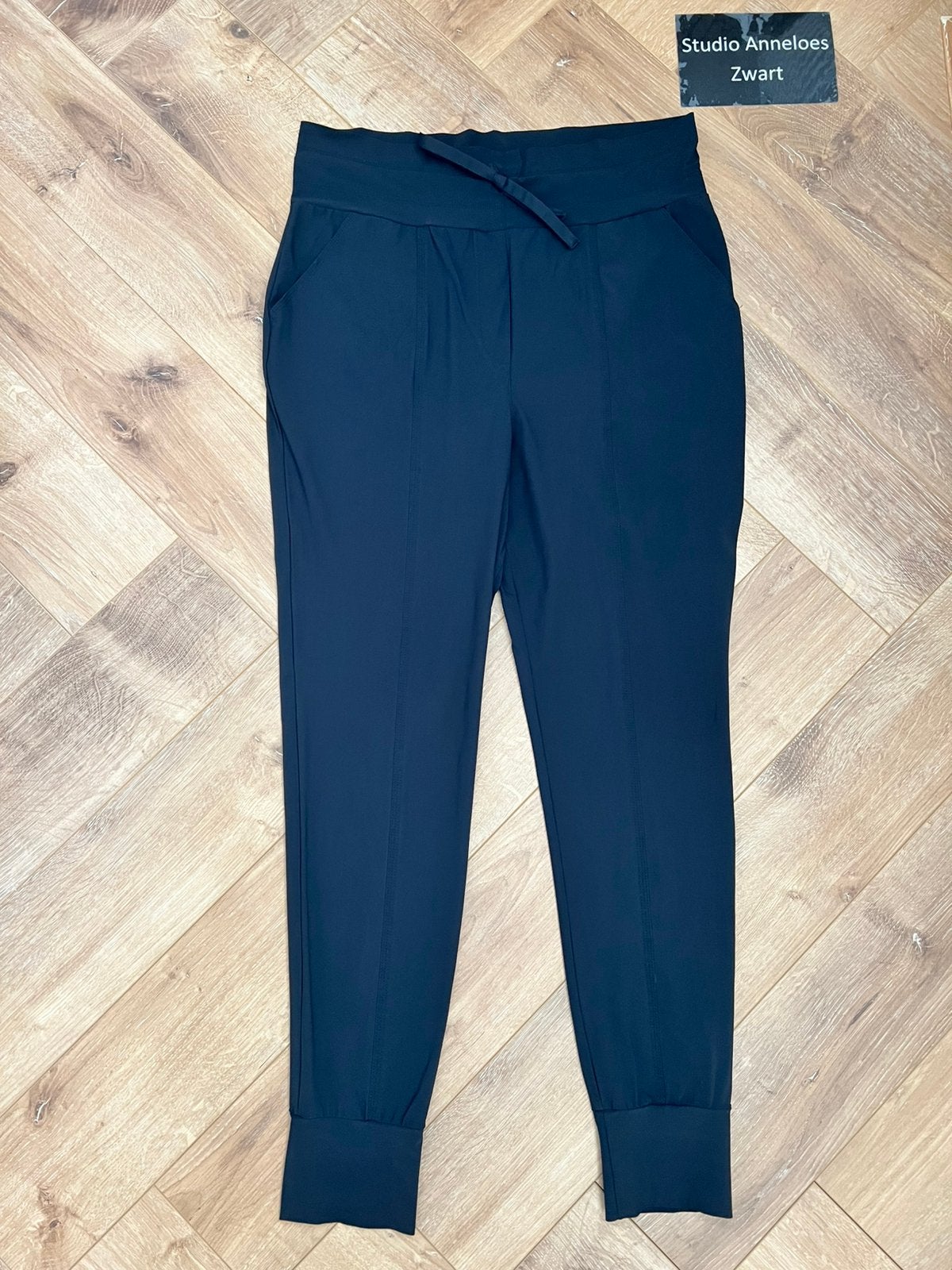 Studio anneloes franka broek XL zwart travelstof, Zwart, Maat 46/48 (XL) of groter, Ophalen of Verzenden, Zo goed als nieuw