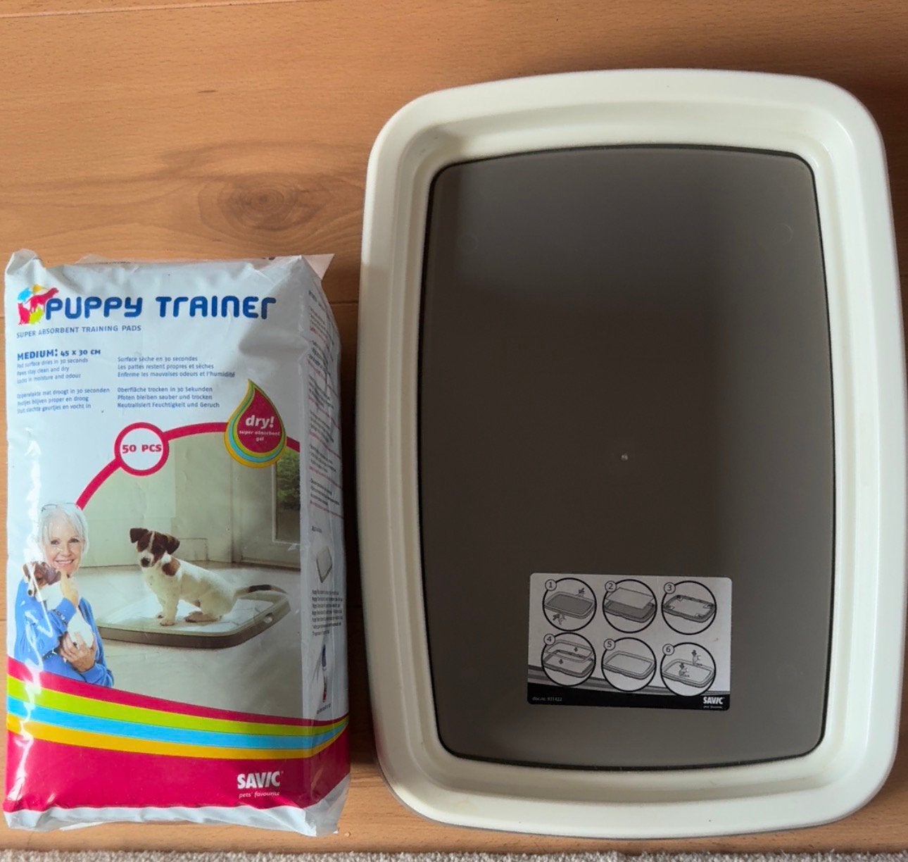 NIEUW: Puppy Trainer Set (Tray / Bak + 50 stuks Pads), Ophalen of Verzenden, Nieuw