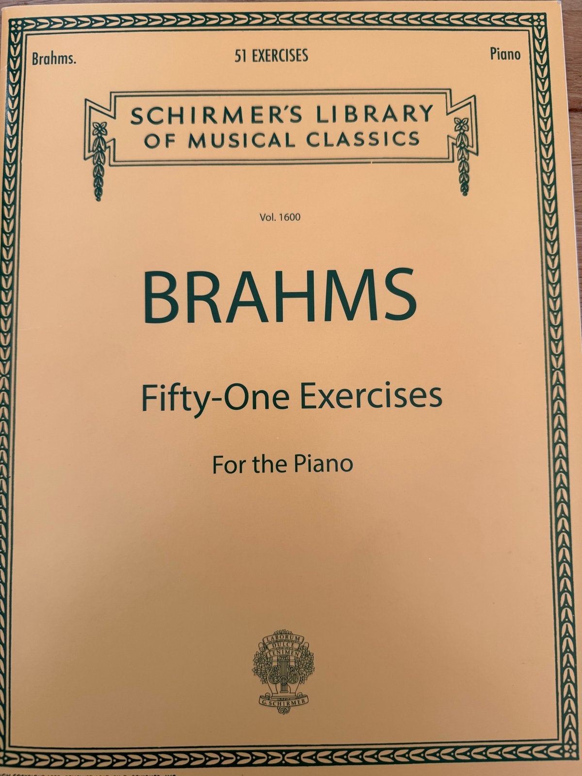 Brahms: 51 Oefeningen voor Piano - Schirmer's Library, Klassiek, Nieuw, Ophalen of Verzenden, Artiest of Componist