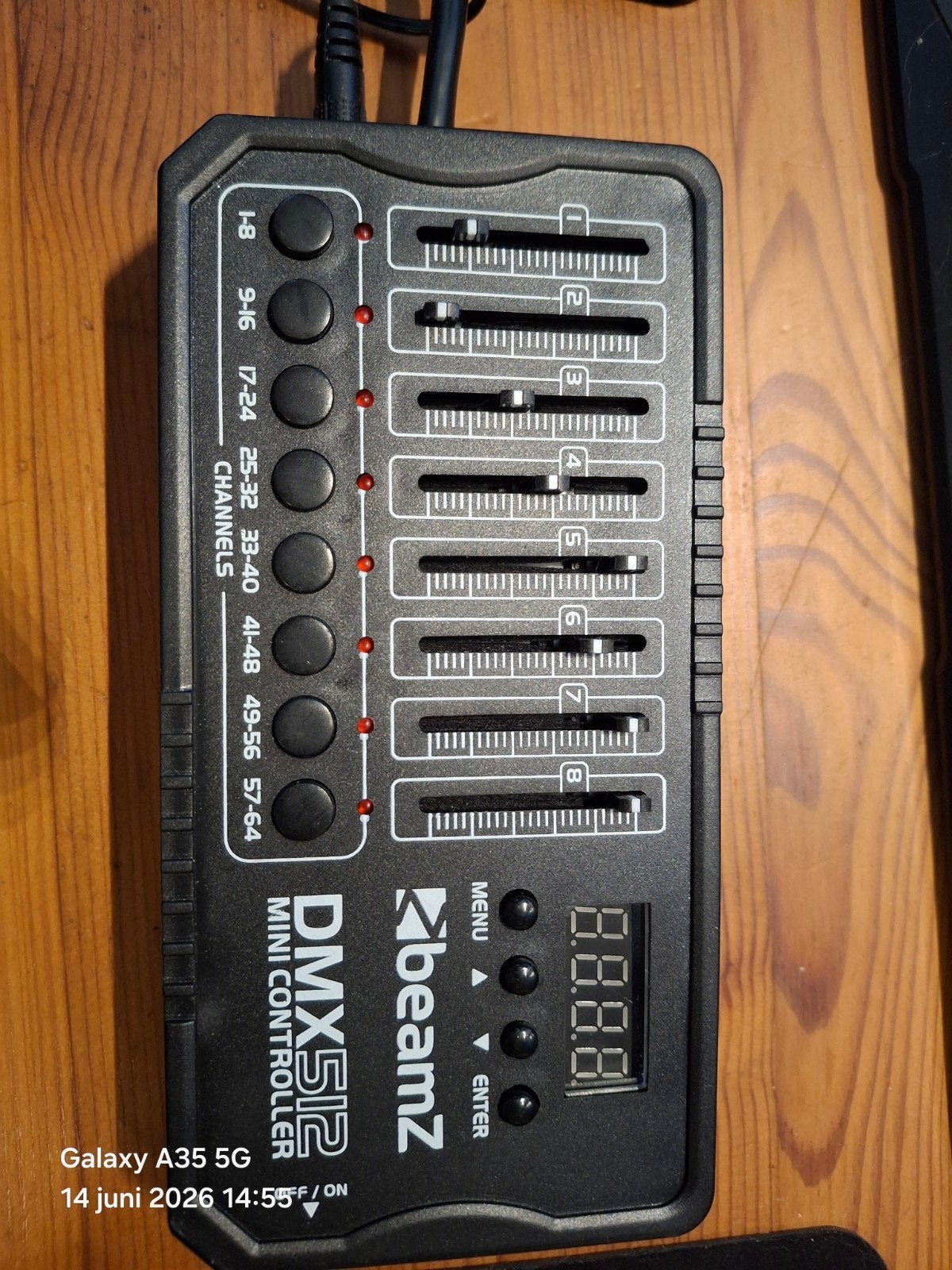 Beamz DMX 512 Mini Controller - Zo goed als nieuw, Ophalen of Verzenden, Zo goed als nieuw, Overige typen